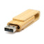 Eco-Friendly Bamboo Swivel USB Flash Drive – Wooden Promotional USB