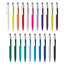 Premium Rubberized Plastic Pen with Custom Logo – Matte Finish Corporate Giveaway Pen (Blue, Black, White)