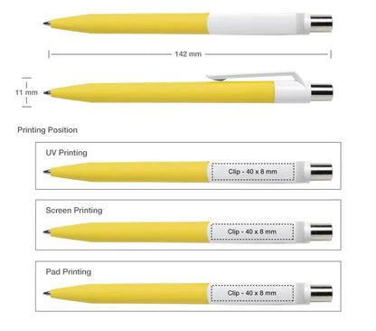 Premium Rubberized Plastic Pen with Custom Logo – Matte Finish Corporate Giveaway Pen (Blue, Black, White)