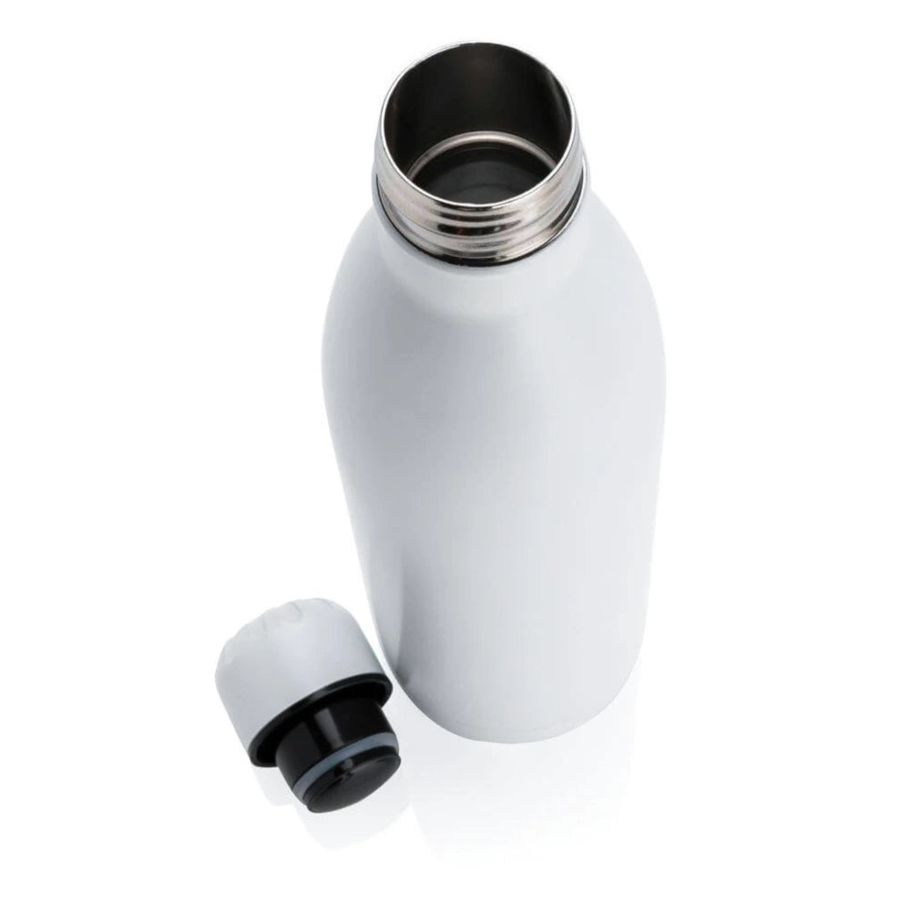 Premium Puff Bottle – Matte Black Stainless Steel (500 ml)