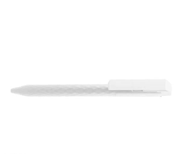 Prism Design Plastic Pen with Custom Logo – (Black & White)