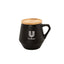 Eco-Friendly Ceramic Mug with Bamboo Lid – Black