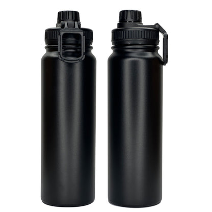 Black Gym Water Bottle - 800ml