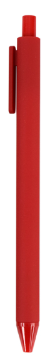 Rubberized Plastic Ball Pen with Custom Logo – Promotional Corporate Giveaway Pen (White, Pink, Navy Blue, Purple, Red, Royal Blue, Black)