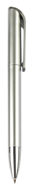 Silver Tip Plastic Pen with Custom Logo –  (Black, White, Blue, Silver, Red, Green)