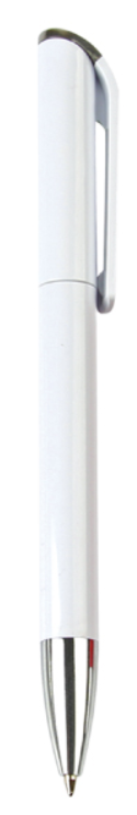 Silver Tip Plastic Pen with Custom Logo –  (Black, White, Blue, Silver, Red, Green)