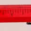 Red pen with a stylus tip on a white background
