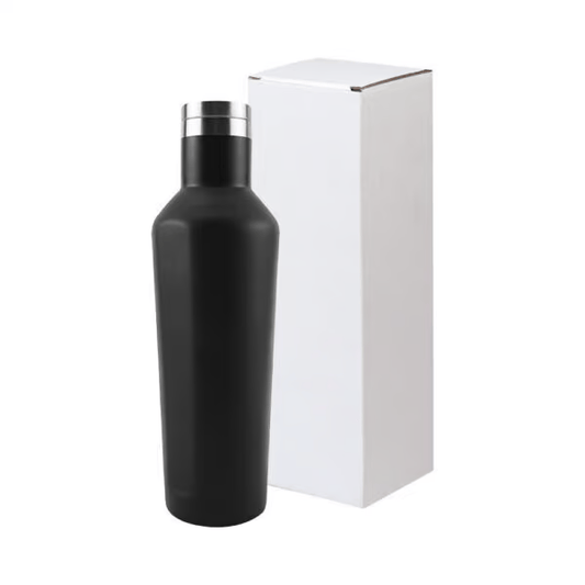 TMI-015 BK – Matte Black Stainless Steel Bottle (500ml)