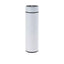 White smart temperature LED display bottle on a white background