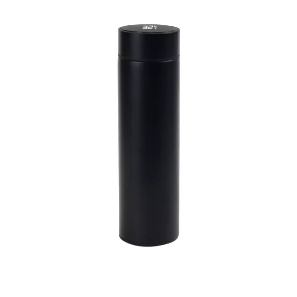 Smart Bottle with Temperature Display – 500 ml - Matte Black