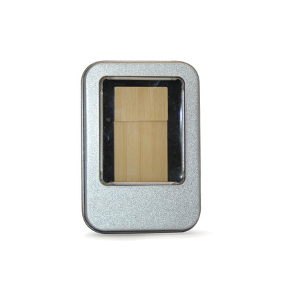 AMIF 033 Wooden USB Flash Drive – Bamboo + Metal