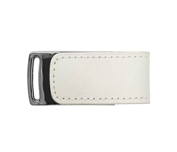 Stylish Leather & Steel USB Flash Drive – Premium Executive USB Storage