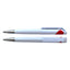 Cutedge Promotional Plastic Pen with Custom Logo – Corporate Giveaway Pens (Silver, Blue, Black, Red)