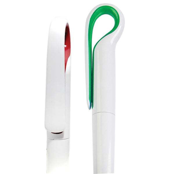 Finger Grip Promotional Pen with Custom Logo – (Full Black, Full White, Red, Blue, Green, Yellow)
