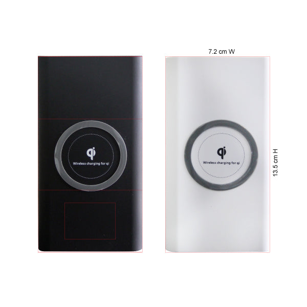 10,000mAh MagSafe Wireless Power Bank with Qi Charging – Portable Fast Charging Charger (Black)