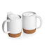 Ceramic Mug with Cork Bottom & Lid (385 ml) – Black
