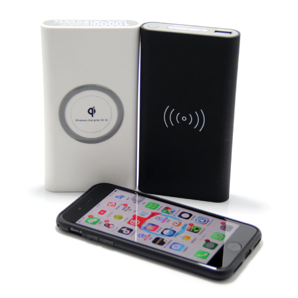 10,000mAh MagSafe Wireless Power Bank with Qi Charging – Portable Fast Charging Charger (Black)