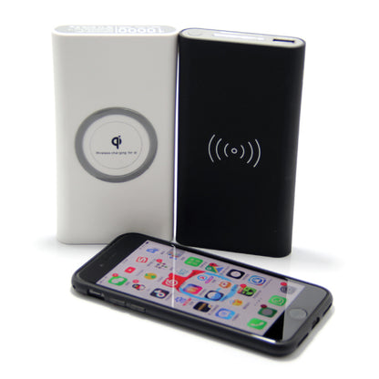 10,000mAh MagSafe Wireless Power Bank with Qi Charging – Portable Fast Charging Charger (Black)