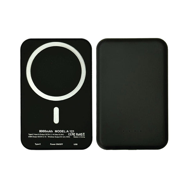 8000mAh Magnetic Wireless Power Bank – MagSafe Compatible Fast Charging Portable Charger