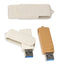 Wheat Straw Swivel USB Flash Drive – Eco-Friendly Promotional USB