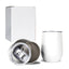 White Stainless Steel Eggshell Mug | 375ml Insulated Thermos Mug with Lid – Modern Corporate Coffee Mug (Copy)