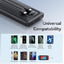 10,000mAh Power Bank with LED Display & Built-in Cables – Fast Charging Portable Charger (Black)