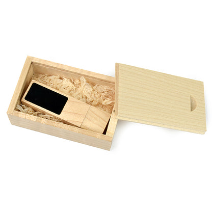 AMIF 103 Wooden LED Light-Up USB Flash Drive – Eco-Friendly