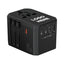 Universal Travel Adapter with Dual Type-C Fast Charging (35W) & Multi-Port USB