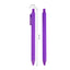 Rubberized Plastic Ball Pen with Custom Logo – Promotional Corporate Giveaway Pen (White, Pink, Navy Blue, Purple, Red, Royal Blue, Black)