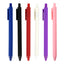 Rubberized Plastic Ball Pen with Custom Logo – Promotional Corporate Giveaway Pen (White, Pink, Navy Blue, Purple, Red, Royal Blue, Black)