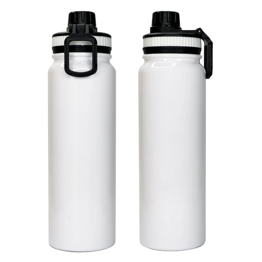 White Gym Water Bottle - 800ml