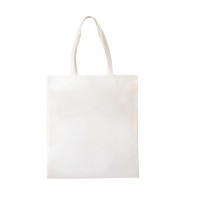 Non Woven Shopping Tote Bag - White Full