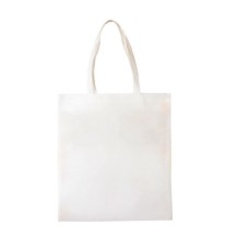 Non Woven Shopping Tote Bag - White Full