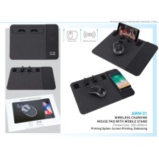 Mouse Pad with Wireless Mobile Charger