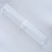 Plastic Pen Box - Transparent