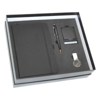 GS-100009 - Gift Set - Notebook, Stand, USB, Pen