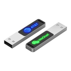 UF-100003 - Slim Metal USB with LED - 8GB