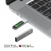 UF-100003 - Slim Metal USB with LED - 8GB